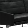 FRITZ HANSEN フリッツ・ハンセン PK31 3人掛けソファ W198cm グレースレザー カラー：3色 マットクロームスプリングスチールベース デザイン：ポール・ケアホルム