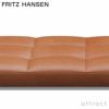 FRITZ HANSEN フリッツ・ハンセン PK80 デイベッド W190cm グレースレザー カラー：3色 サテン仕上げステンレススチールベース デザイン：ポール・ケアホルム 