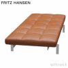 FRITZ HANSEN フリッツ・ハンセン PK80 デイベッド W190cm グレースレザー カラー：3色 サテン仕上げステンレススチールベース デザイン：ポール・ケアホルム 