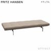 FRITZ HANSEN フリッツ・ハンセン PK80 デイベッド W190cm Canvas キャンバス ファブリック カラー：ナチュラル サテン仕上げステンレススチールベース デザイン：ポール・ケアホルム 