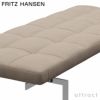 FRITZ HANSEN フリッツ・ハンセン PK80 デイベッド W190cm Canvas キャンバス ファブリック カラー：ナチュラル サテン仕上げステンレススチールベース デザイン：ポール・ケアホルム 