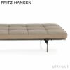 FRITZ HANSEN フリッツ・ハンセン PK80 デイベッド W190cm Canvas キャンバス ファブリック カラー：ナチュラル サテン仕上げステンレススチールベース デザイン：ポール・ケアホルム 