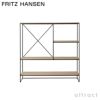 FRITZ HANSEN フリッツ・ハンセン PLANNER SHELVING プランナーシェルフ MC510 ミディアム 4段 ナチュラルウッド カラー：オーク デザイン：ポール・マッコブ 