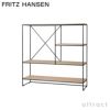 FRITZ HANSEN フリッツ・ハンセン PLANNER SHELVING プランナーシェルフ MC510 ミディアム 4段 ナチュラルウッド カラー：オーク デザイン：ポール・マッコブ 