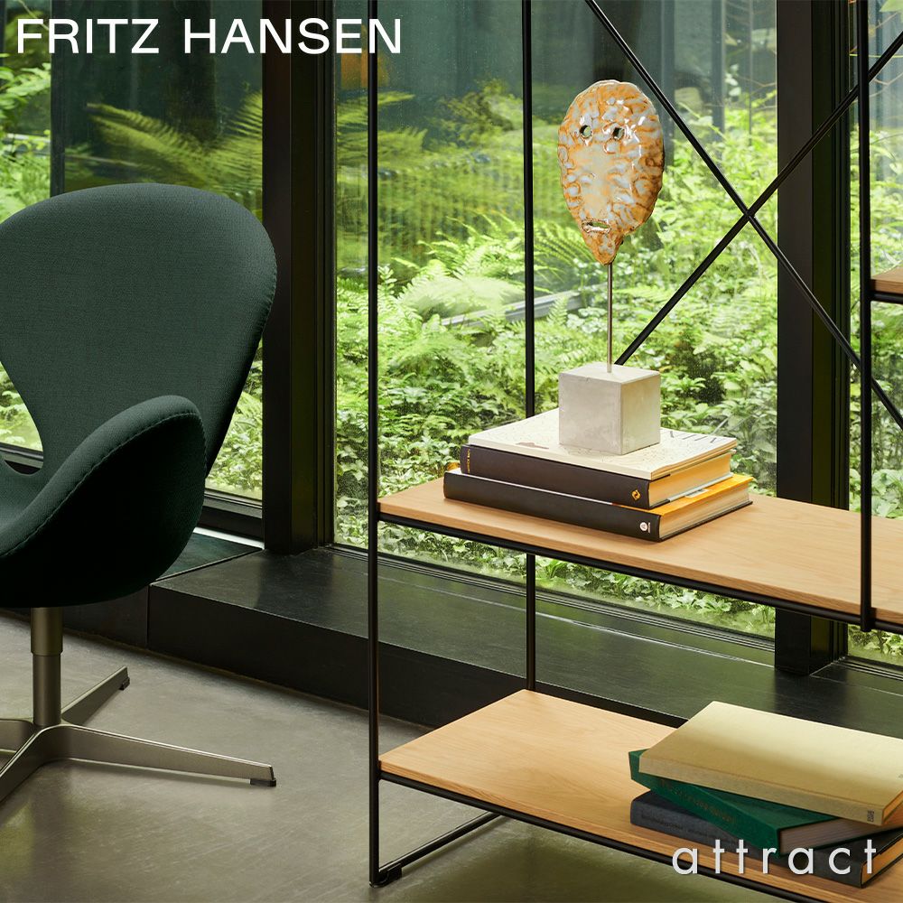 FRITZ HANSEN フリッツ・ハンセン PLANNER SHELVING プランナーシェルフ MC510 ミディアム 4段 ナチュラルウッド カラー：オーク デザイン：ポール・マッコブ 