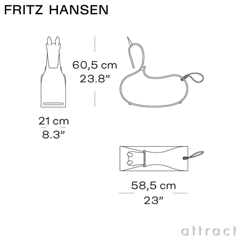 FRITZ HANSEN フリッツ・ハンセン ROCKING HORSE ロッキングホース カラー：2色 