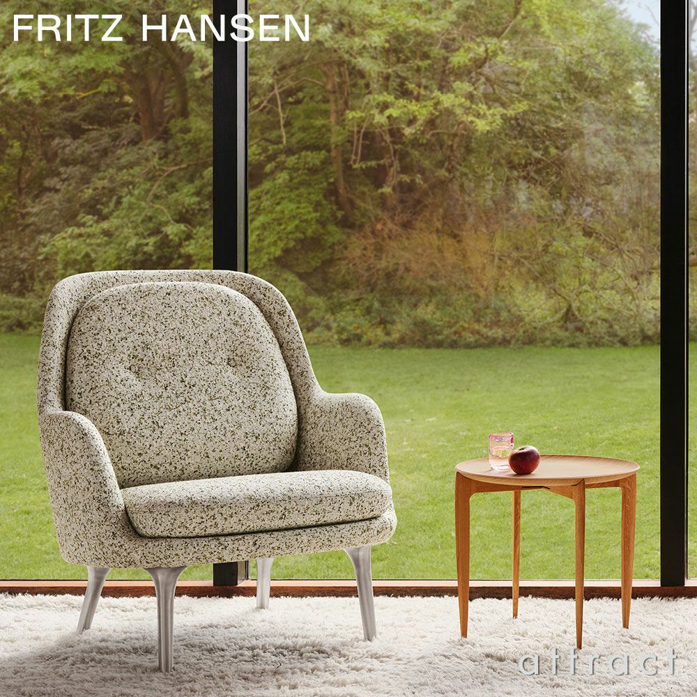 FRITZ HANSEN フリッツ・ハンセン TRAY TABLE SMALL トレイテーブル スモール Φ45cm サイドテーブル 折りたたみ式 カラー：2色