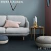 FRITZ HANSEN フリッツ・ハンセン TRAY TABLE SMALL トレイテーブル スモール Φ45cm サイドテーブル 折りたたみ式 カラー：2色