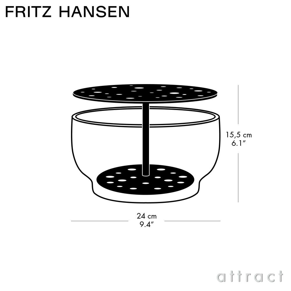 FRITZ HANSEN フリッツ・ハンセン IKEBANA VASE LARGE イケバナ ベース ラージ 花器 カラー：2色 デザイン：ハイメ・アジョン