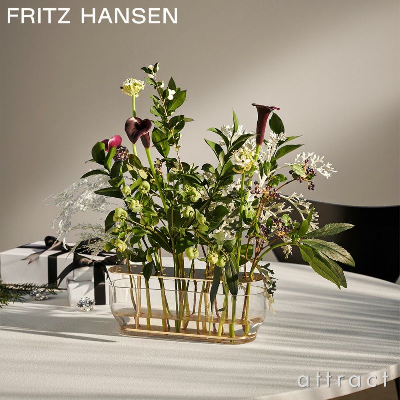 FRITZ HANSEN フリッツ・ハンセン IKEBANA VASE LONG イケバナ ベース ロング 花器 カラー：2色  デザイン：ハイメ・アジョン | アトラクト・オンラインショップ