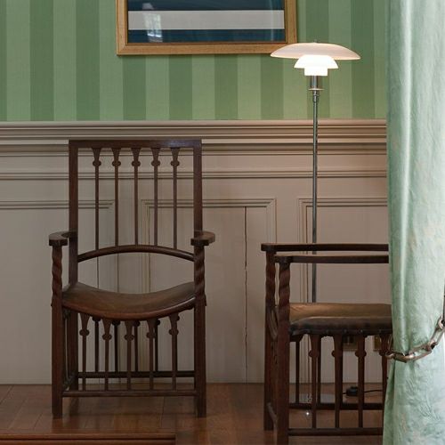 Louis Poulsen ルイスポールセン PH 3 1/2-2 1/2 Floor フロアランプ Φ330mm ベースカラー：シルバークロームメッキ デザイン：ポール・ヘニングセン