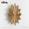 Vitra ヴィトラ Fan Clock ファン クロック Wall Clock ウォールクロック カラー：アメリカンチェリー デザイン：ジョージ・ネルソン