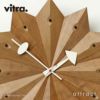 Vitra ヴィトラ Fan Clock ファン クロック Wall Clock ウォールクロック カラー：アメリカンチェリー デザイン：ジョージ・ネルソン