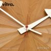 Vitra ヴィトラ Fan Clock ファン クロック Wall Clock ウォールクロック カラー：アメリカンチェリー デザイン：ジョージ・ネルソン