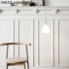 FRITZ HANSEN フリッツ・ハンセン CARAVAGGIO OPAL カラヴァッジオ・オパール P1 ペンダントランプ カラー：オパールガラス デザイン：セシリエ・マンツ