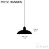 FRITZ HANSEN フリッツ・ハンセン KAISER IDELL カイザー・イデル 6631-P ペンダントランプ カラー：6色 デザイン：クリスチャン・デル