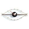 Vitra ヴィトラ Eye Clock アイクロック Wall Clock ウォールクロック カラー：ウォルナット×ブラス デザイン：ジョージ・ネルソン