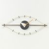 Vitra ヴィトラ Eye Clock アイクロック Wall Clock ウォールクロック カラー：ウォルナット×ブラス デザイン：ジョージ・ネルソン