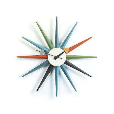 Vitra ヴィトラ Sunburst Clock サンバーストクロック Wall Clock ウォールクロック カラー：4色 デザイン：ジョージ・ ネルソン | アトラクト・オンラインショップ