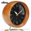 Vitra ヴィトラ Desk Clocks デスククロック Chronopak クロノパック テーブルクロック 置き時計 カラー：ウォルナット ムーブメント：ドイツ製クオーツ デザイン：ジョージ・ネルソン