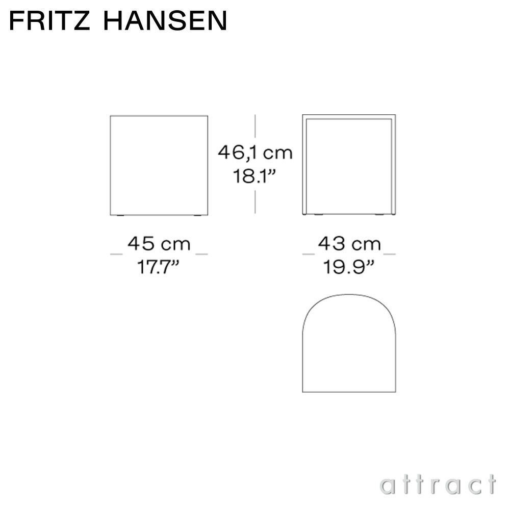 FRITZ HANSEN フリッツ・ハンセン TABURET タブレット CM210 スツール サイドテーブル カラー：2色 デザイン：セシリエ・マンツ