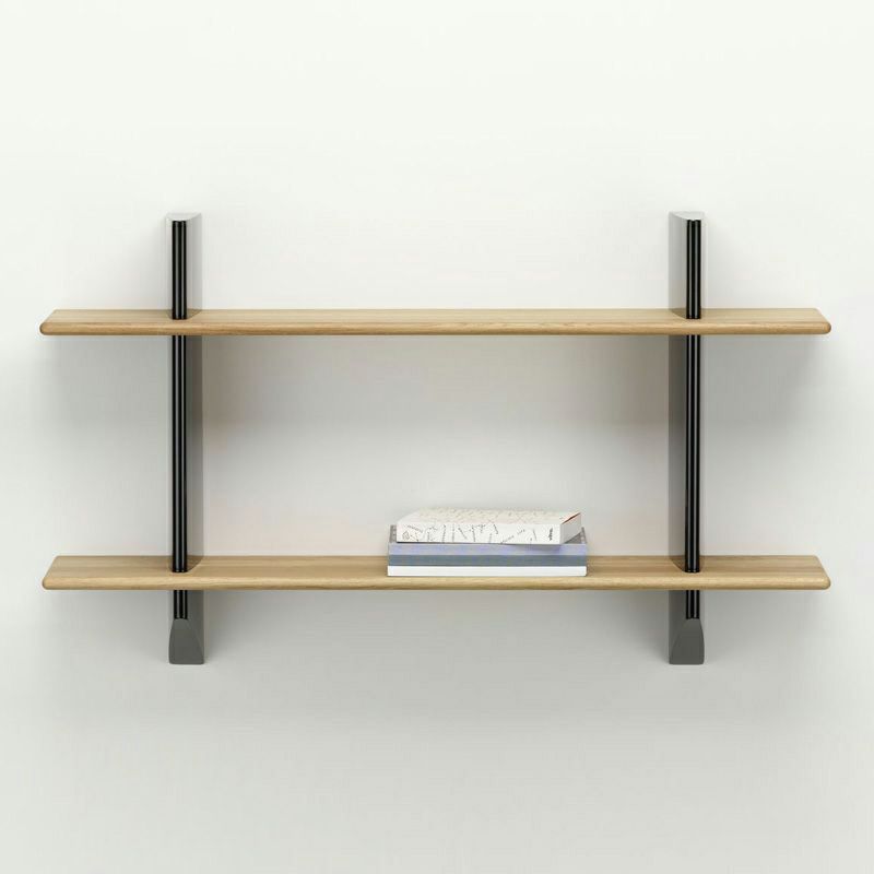 Vitra ヴィトラ Rayonnage Mural レイヨナージュ ミュラル ウォールブラケット シェルフカラー：2色 ベースカラー：4色 デザイン：ジャン・プルーヴェ