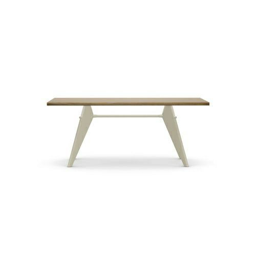 Vitra ヴィトラ EM Table EM テーブル ダイニングテーブル サイズ：4種類 天板：ウッド 5種類 ベースカラー：7色 デザイン：ジャン・プルーヴェ