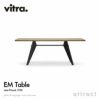 Vitra ヴィトラ EM Table EM テーブル ダイニングテーブル サイズ：4種類 天板：ウッド 5種類 ベースカラー：7色 デザイン：ジャン・プルーヴェ