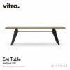 Vitra ヴィトラ EM Table EM テーブル ダイニングテーブル サイズ：4種類 天板：ウッド 5種類 ベースカラー：7色 デザイン：ジャン・プルーヴェ