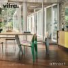 Vitra ヴィトラ EM Table EM テーブル ダイニングテーブル サイズ：4種類 天板：ウッド 5種類 ベースカラー：7色 デザイン：ジャン・プルーヴェ