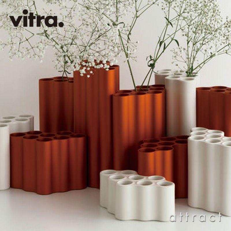 Vitra ヴィトラ Nuage Ceramic ヌアージュ セラミック スモールサイズ フラワーベース カラー：ホワイト デザイン：ロナン＆エルワン・ブルレック