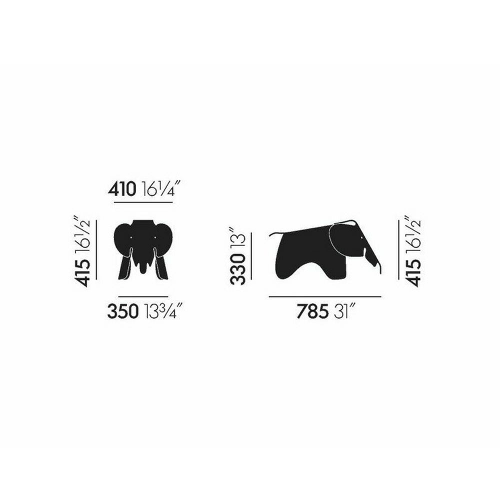 Vitra ヴィトラ Eames Elephant RE イームズ エレファント リ カラー：全7色 デザイン：チャールズ＆レイ・イームズ