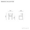 maruni マルニ木工 MARUNI COLLECTION マルニコレクション EN エン チェア 張座 デザイナーズセレクション：7種類 メープル（C-0 ナチュラルクリア） デザイン：セシリエ・マンツ