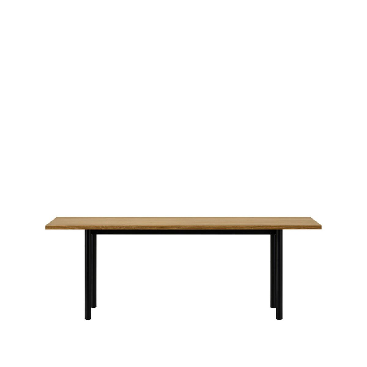 Maruni マルニ木工 MARUNI COLLECTION マルニコレクション MALTA マルタ ダイニングテーブル スチールレッグ 天板：オーク（NL-0 ナチュラルホワイト） デザイン：深澤 直人