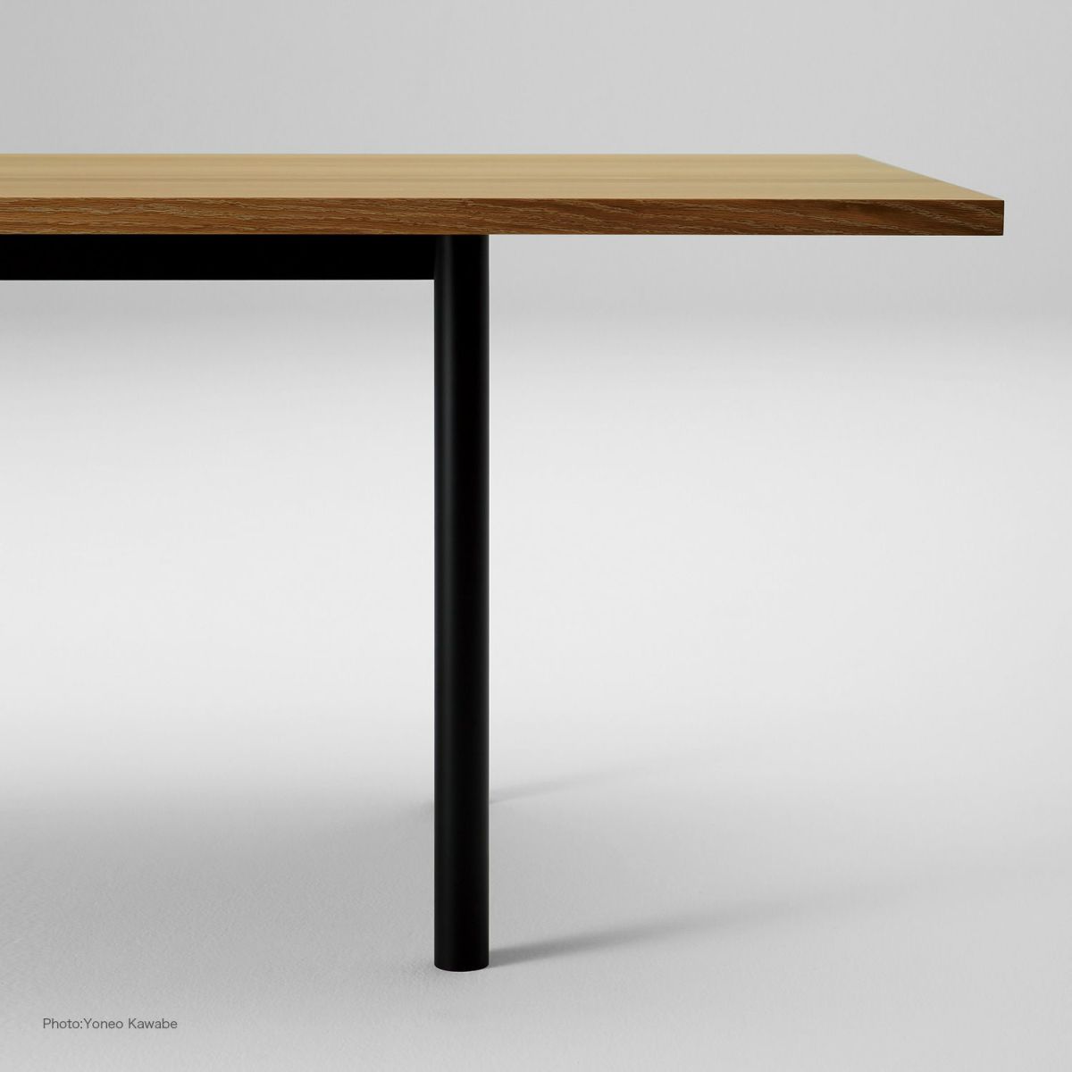 Maruni マルニ木工 MARUNI COLLECTION マルニコレクション MALTA マルタ ダイニングテーブル スチールレッグ 天板：オーク（NL-0 ナチュラルホワイト） デザイン：深澤 直人