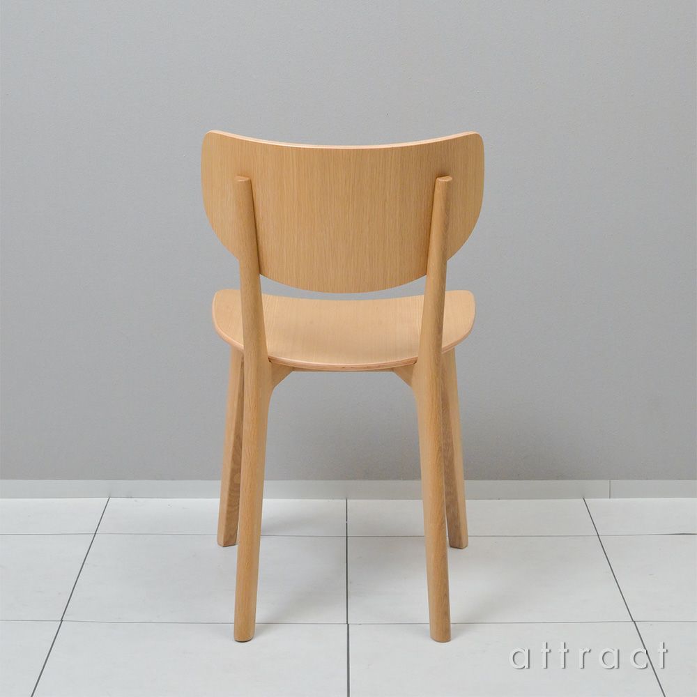 Maruni マルニ木工 MARUNI COLLECTION マルニコレクション Roundish ラウンディッシュ アームレスチェア オーク 板座 デザイン：深澤 直人