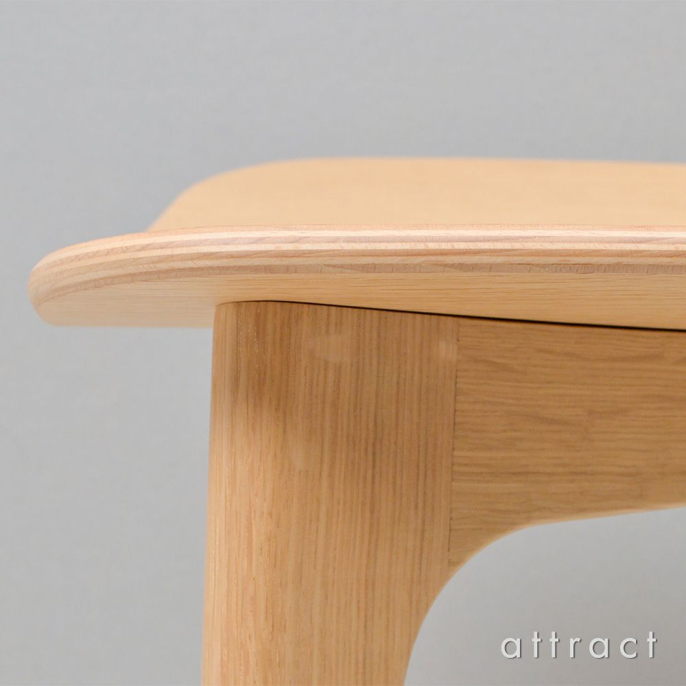 Maruni マルニ木工 MARUNI COLLECTION マルニコレクション Roundish ラウンディッシュ アームレスチェア オーク 板座 デザイン：深澤 直人