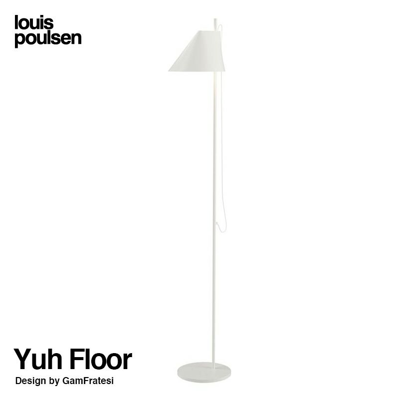 Louis Poulsen ルイスポールセン Yuh Floor ユー フロアランプ 可動式シェード スタンドライト カラー：ホワイト 組込LED電球 デザイン：GamFratesi ガムフラテーシ