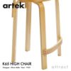 Artek アルテック K65 HIGH CHAIR ハイチェア K65 バーチ材　カラー：５色 デザイン：アルヴァ・アアルト