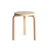 Artek アルテック STOOL 60 スツール 60 3本脚 バーチ材 スタンダードカラー：５色 スタッキング可能 デザイン：アルヴァ・アアルト