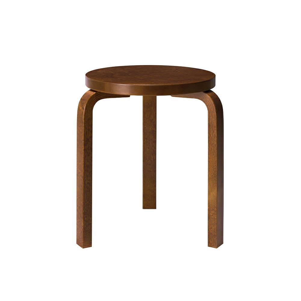 Artek アルテック STOOL 60 スツール 60 3本脚 バーチ材 ステインカラー：２色 スタッキング可能 デザイン：アルヴァ・アアルト