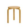 Artek アルテック STOOL 60 スツール 60 3本脚 バーチ材 ステインカラー：２色 スタッキング可能 デザイン：アルヴァ・アアルト