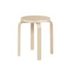 Artek アルテック STOOL E60 スツール E60 4本脚 バーチ材 スタンダードカラー：５色 スタッキング可能 デザイン：アルヴァ・アアルト