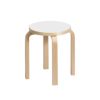 Artek アルテック STOOL E60 スツール E60 4本脚 バーチ材 スタンダードカラー：５色 スタッキング可能 デザイン：アルヴァ・アアルト