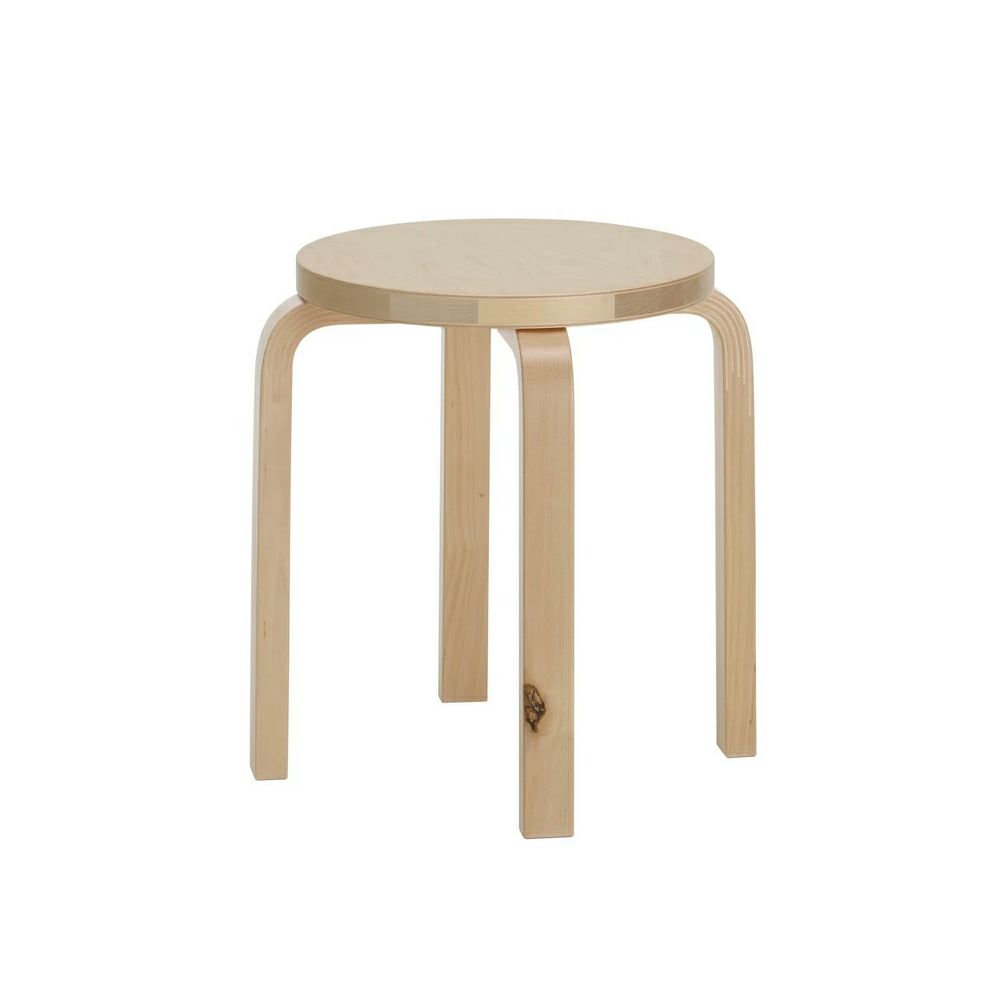 Artek アルテック STOOL E60 スツール E60 4本脚 バーチ材 スタンダードカラー：５色 スタッキング可能 デザイン：アルヴァ・アアルト