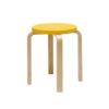 Artek アルテック STOOL E60 スツール E60 4本脚 バーチ材 パイミオカラー：５色 スタッキング可能 デザイン：アルヴァ・アアルト