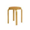 Artek アルテック STOOL E60 スツール E60 4本脚 バーチ材 ステインカラー：２色 スタッキング可能 デザイン：アルヴァ・アアルト