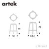 Artek アルテック 64 HIGH STOOL 64 ハイスツール 高さ：2タイプ（65cm・75cm） バーチ材 カラー：５色 デザイン：アルヴァ・アアルト