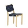 Artek アルテック 611 CHAIR 611チェア スタッキングチェア バーチ ナチュラルラッカー ウェビングテープ：6色 デザイン：アルヴァ・アアルト