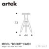 Artek アルテック STOOL ROCKET ロケット スツール EA001 オーク材 カラー：3色 デザイン：エーロ・アールニオ
